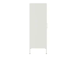 Aparador de acero blanco 36x39x113 cm