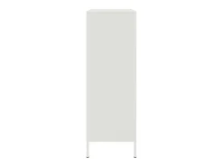 Aparador de acero blanco 68x39x113 cm