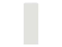 Aparador de acero blanco 67x39x107 cm