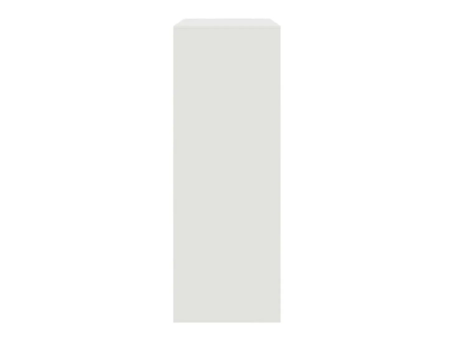 Aparador de acero blanco 67x39x107 cm