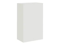 Aparador de acero blanco 67x39x107 cm