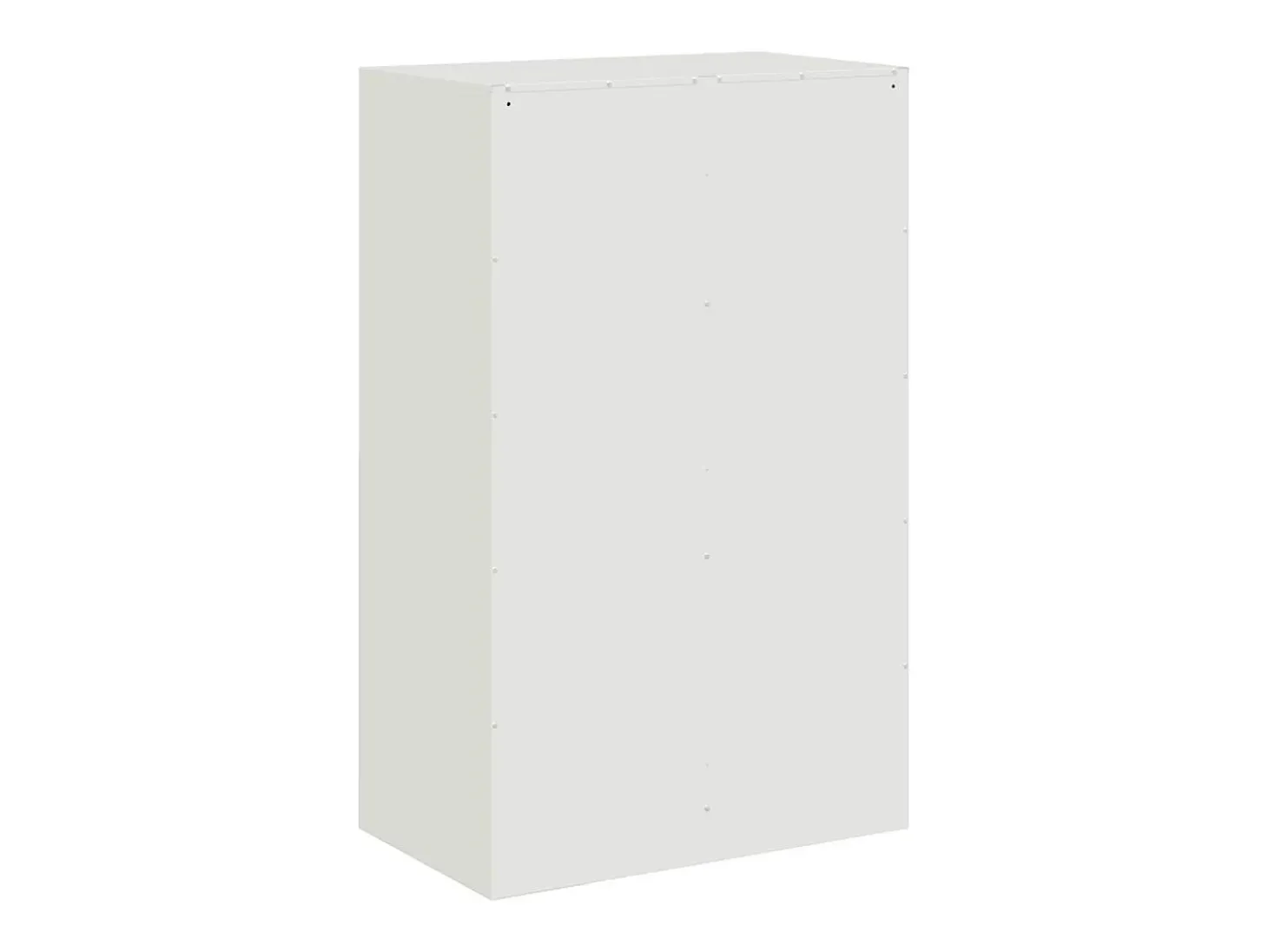 Aparador de acero blanco 67x39x107 cm