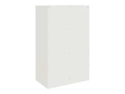 Aparador de acero blanco 67x39x107 cm