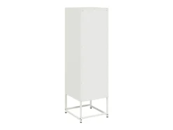 Aparador de acero blanco 36x39x123 cm