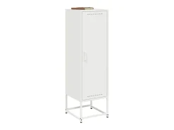Aparador de acero blanco 36x39x123 cm