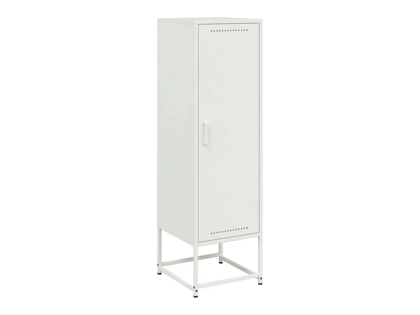 Aparador de acero blanco 36x39x123 cm