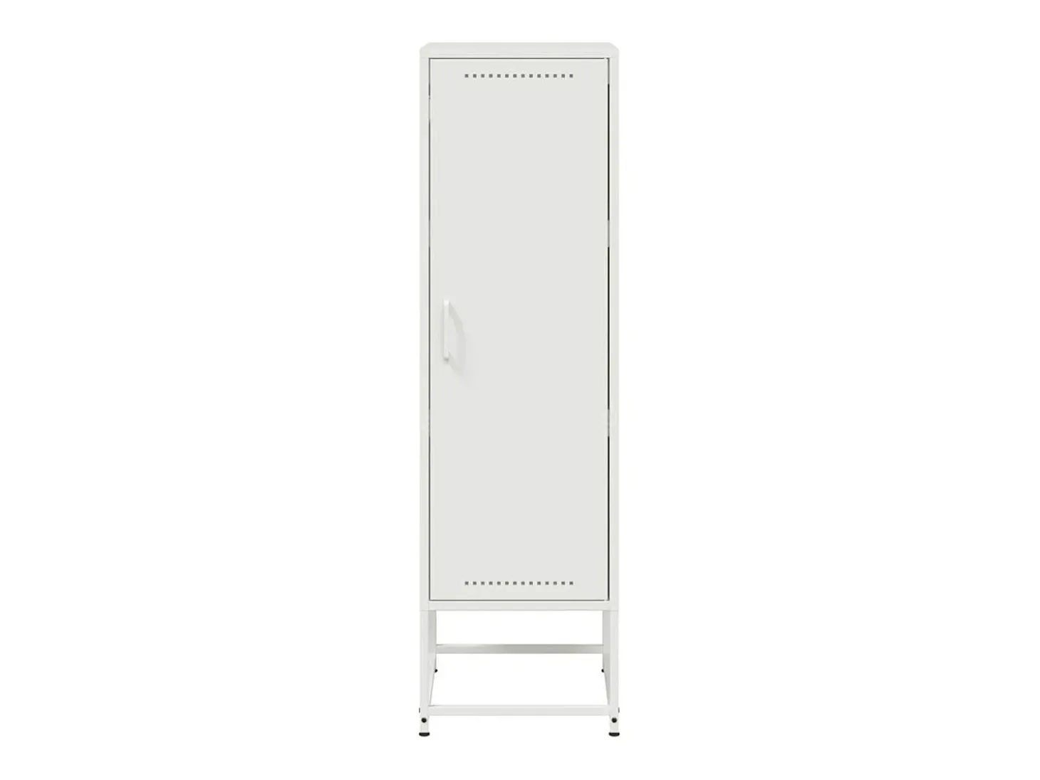 Aparador de acero blanco 36x39x123 cm
