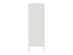 Aparador de acero blanco 68x39x113 cm