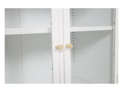 Aparador de acero de 2 puertas Bakal