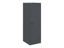 Aparador de acero gris antracita 34,5x39x107 cm ES779205