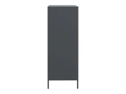 Aparador de acero gris antracita 68x39x103,5 cm