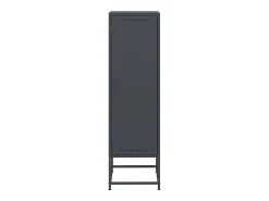 Aparador de acero gris antracita 36x39x123 cm