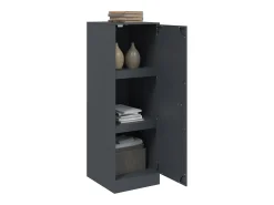 Aparador de acero gris antracita 34,5x39x107 cm