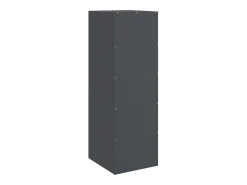Aparador de acero gris antracita 34,5x39x107 cm