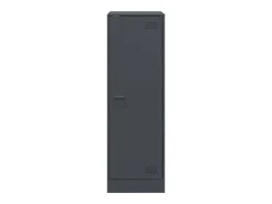 Aparador de acero gris antracita 34,5x39x107 cm