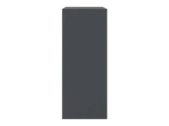 Aparador de acero gris antracita 67x39x95 cm