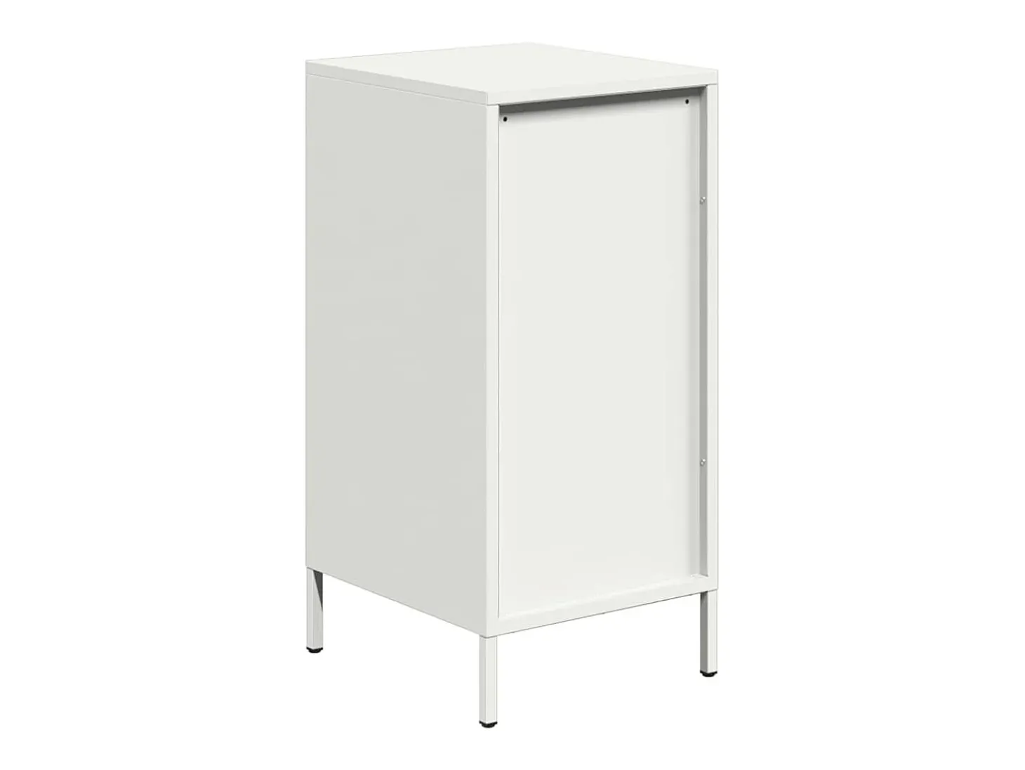 Aparador de acero laminado en frío blanco 35x39x73,5 cm