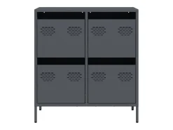 Aparador de acero laminado en frío antracita 68x39x73,5 cm