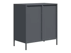 Aparador de acero laminado en frío antracita 68x39x73,5 cm