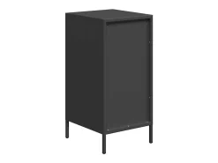 Aparador de acero laminado en frío negro 35x39x73,5 cm