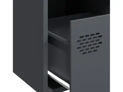Aparador de acero laminado en frío antracita 68x39x73,5 cm