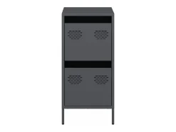 Aparador de acero laminado en frío antracita 35x39x73,5 cm