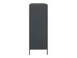 Aparador de acero laminado en frío antracita 135x39x103,5 cm