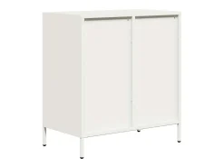 Aparador de acero laminado en frío blanco 68x39x73,5 cm