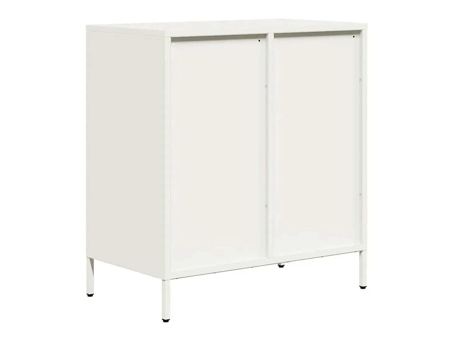 Aparador de acero laminado en frío blanco 68x39x73,5 cm