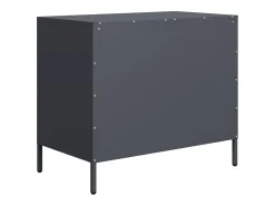Aparador de acero laminado en frío antracita 68x39x58,5 cm