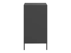 Aparador de acero laminado en frío negro 35x39x73,5 cm