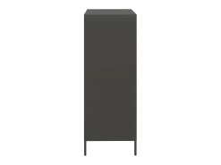 Aparador de acero negro 68x39x103,5 cm