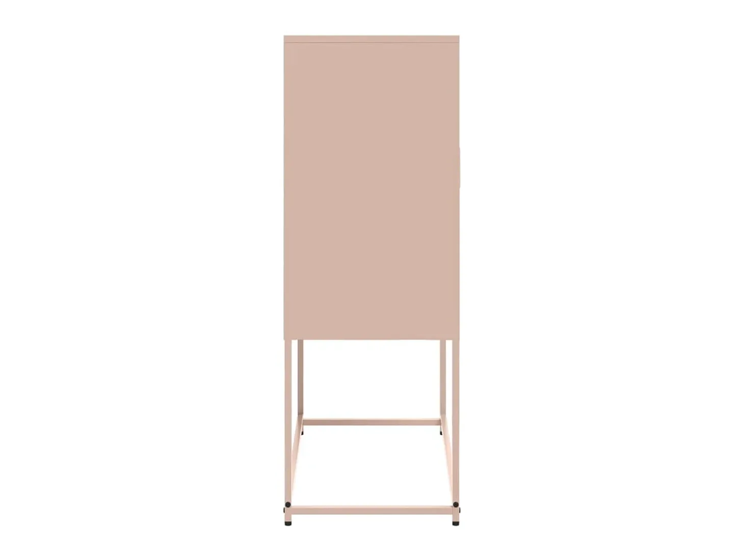 Aparador de acero rosa 68,5x38,5x107 cm