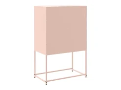 Aparador de acero rosa 68,5x38,5x107 cm