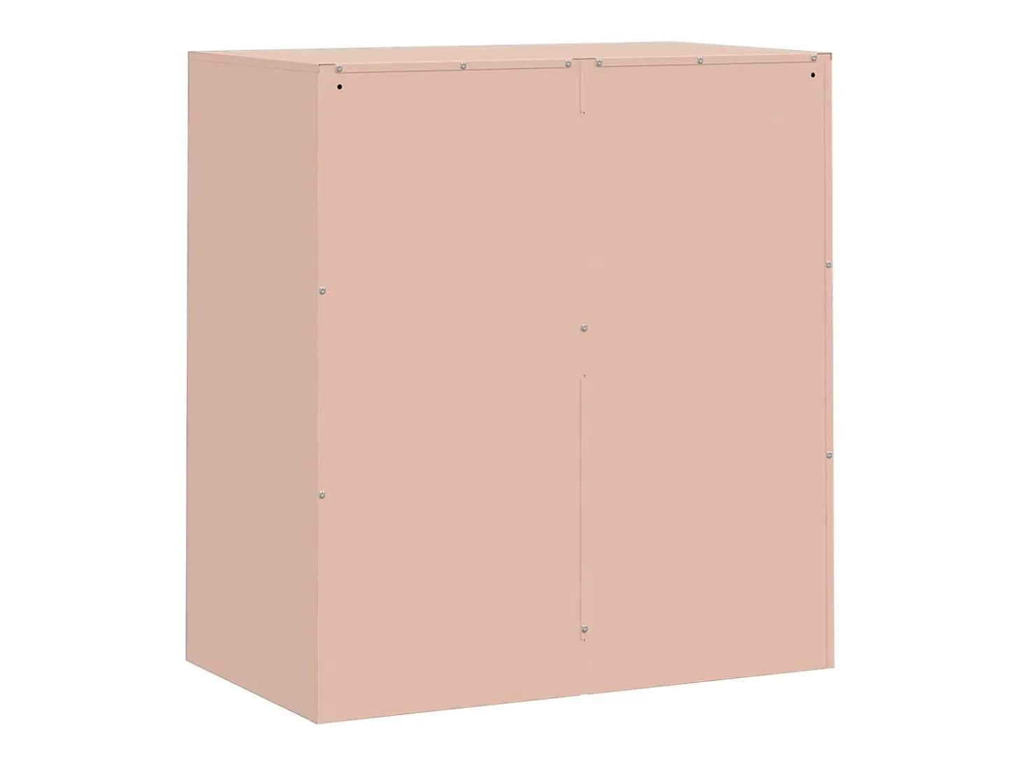 Aparador de acero rosa 67x39x73 cm