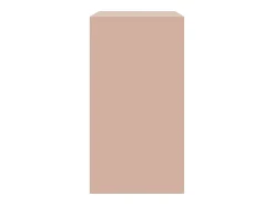 Aparador de acero rosa 67x39x73 cm