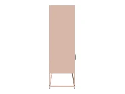 Aparador de acero rosa 68x39x123 cm