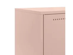 Aparador de acero rosa 68,5x38,5x107 cm