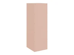 Aparador de acero rosa 34,5x39x107 cm