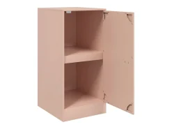 Aparador de acero rosa 34,5x39x73 cm