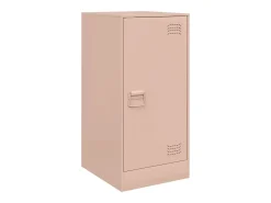 Aparador de acero rosa 34,5x39x73 cm