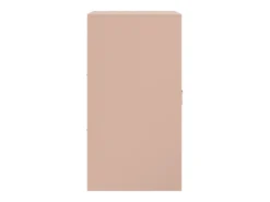 Aparador de acero rosa 34,5x39x73 cm