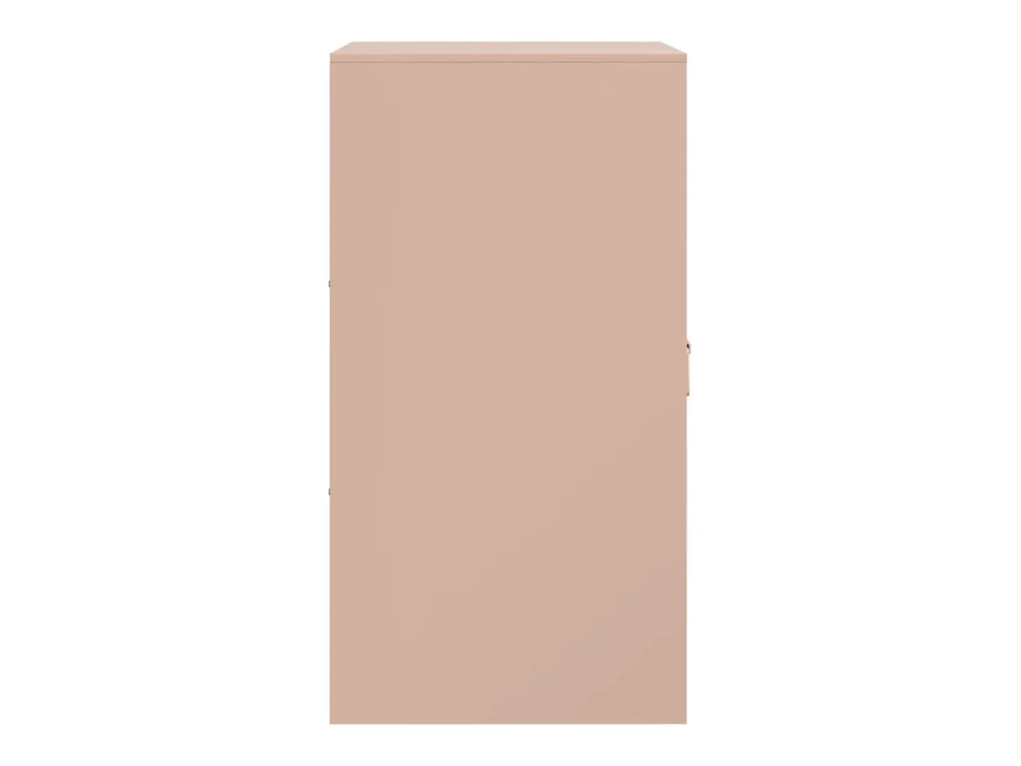 Aparador de acero rosa 34,5x39x73 cm