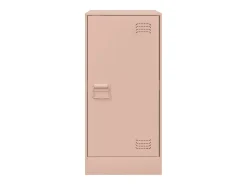 Aparador de acero rosa 34,5x39x73 cm