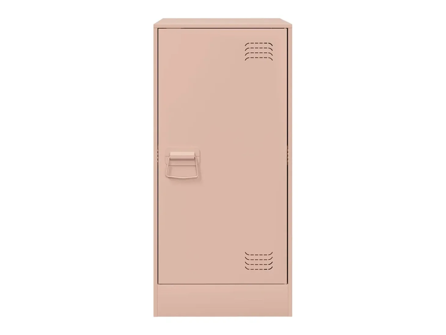 Aparador de acero rosa 34,5x39x73 cm