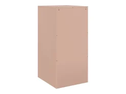 Aparador de acero rosa 34,5x39x73 cm