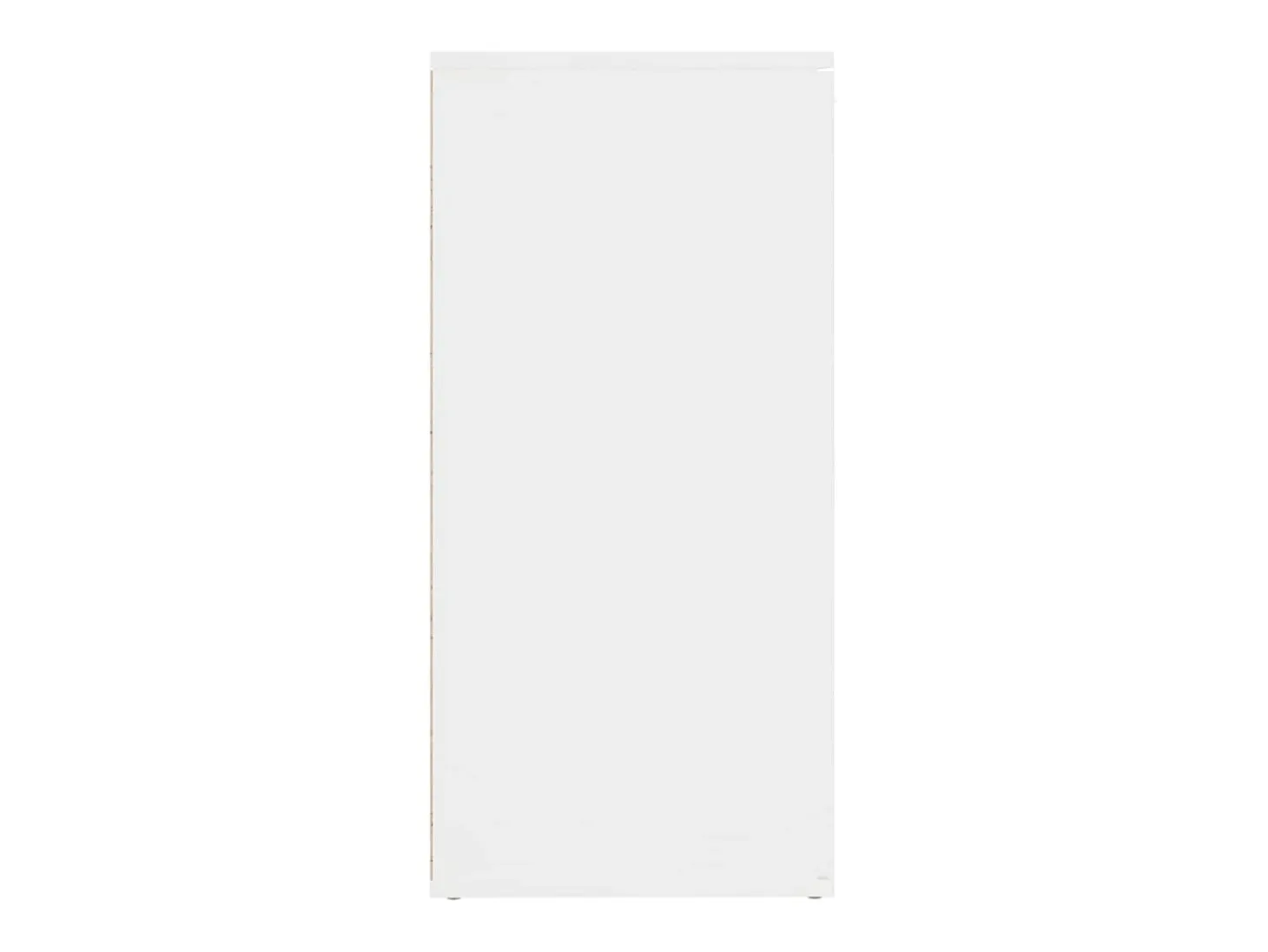 Aparador de aglomerado blanco 160x36x75 cm