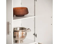 Aparador de Almacenamiento con Encimera Isla de Cocina Múltiple con 2 Puertas y 6 Estantes KNL09-WN SoBuy ES