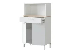 Aparador de cocina 2 puertas y 1 cajón L72 cm - Kira