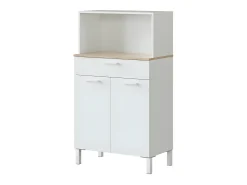 Aparador de cocina 2 puertas y 1 cajón L72 cm - Kira